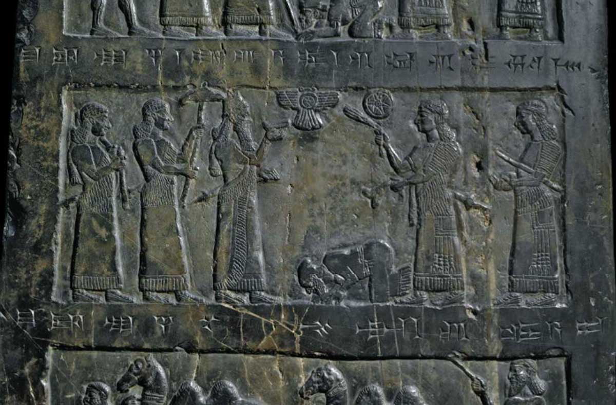 black obelisk shalmaneser jehu son omri