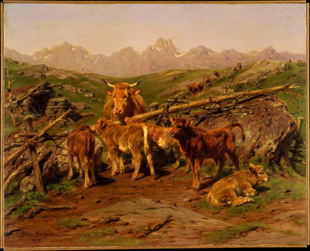 bonheur calves painting