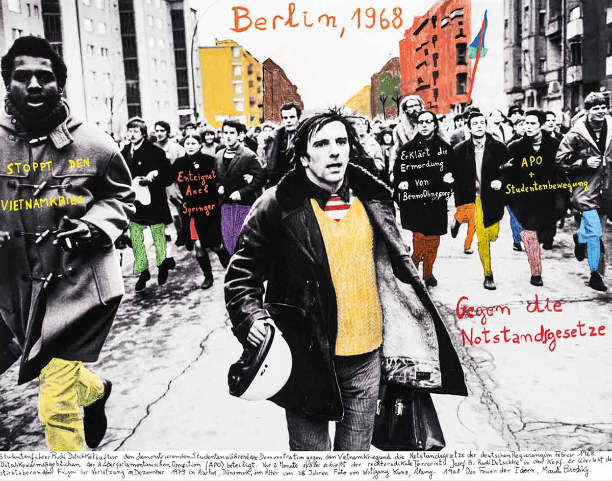brodsky marcelo berlin demonstrations 1968 poster