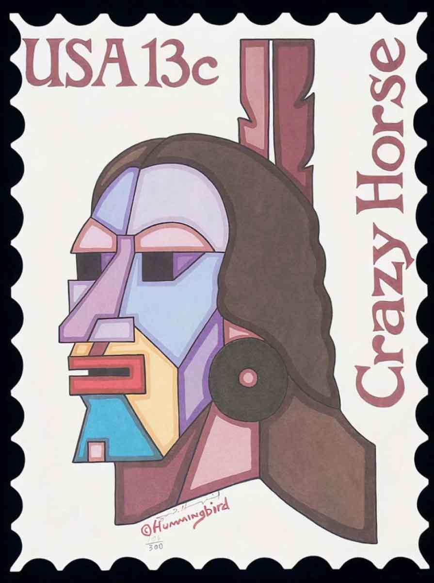 crazy horse stamp