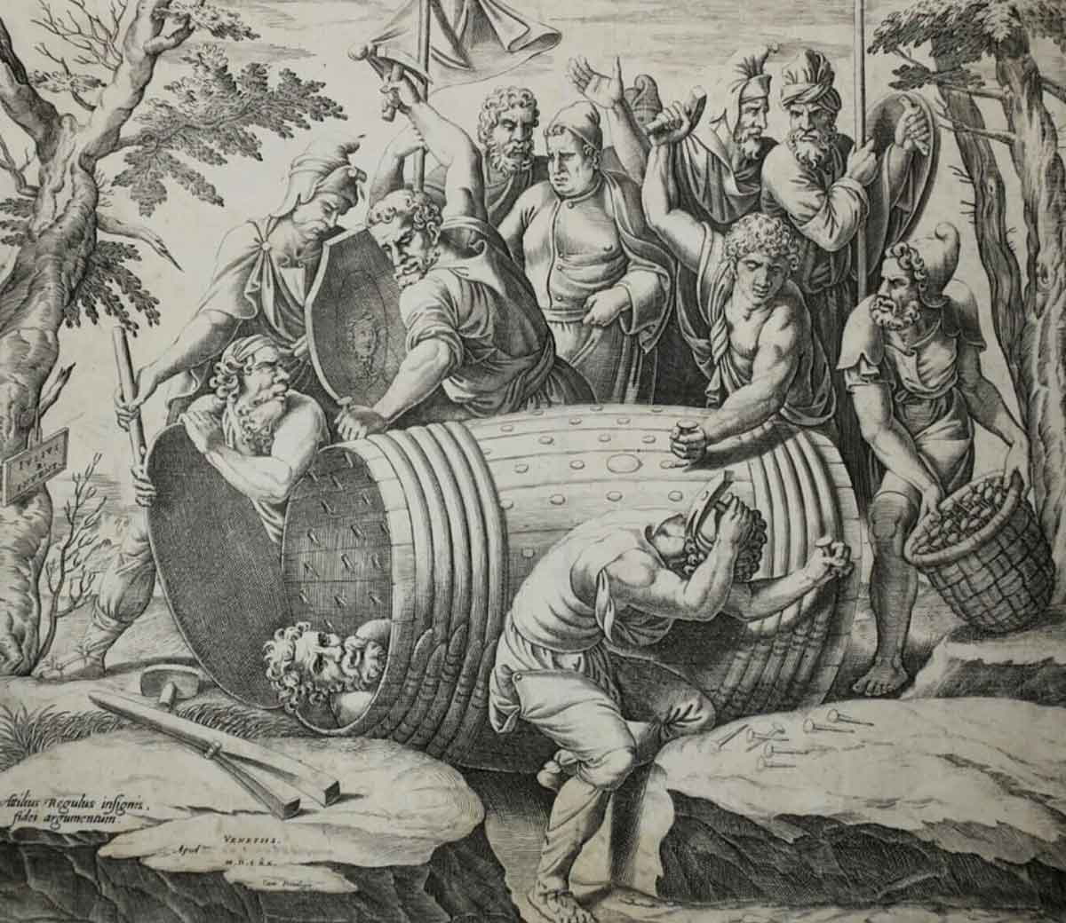 diana scultori ghisi torture atilius regulus