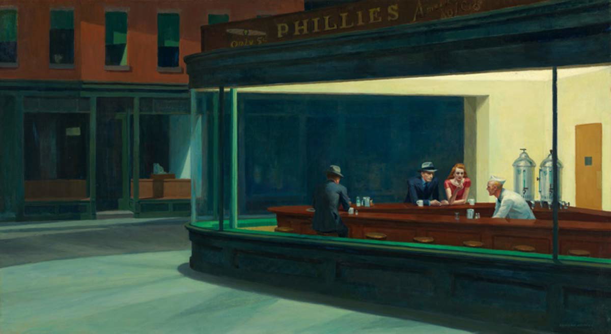 edward hopper nighthawks painting