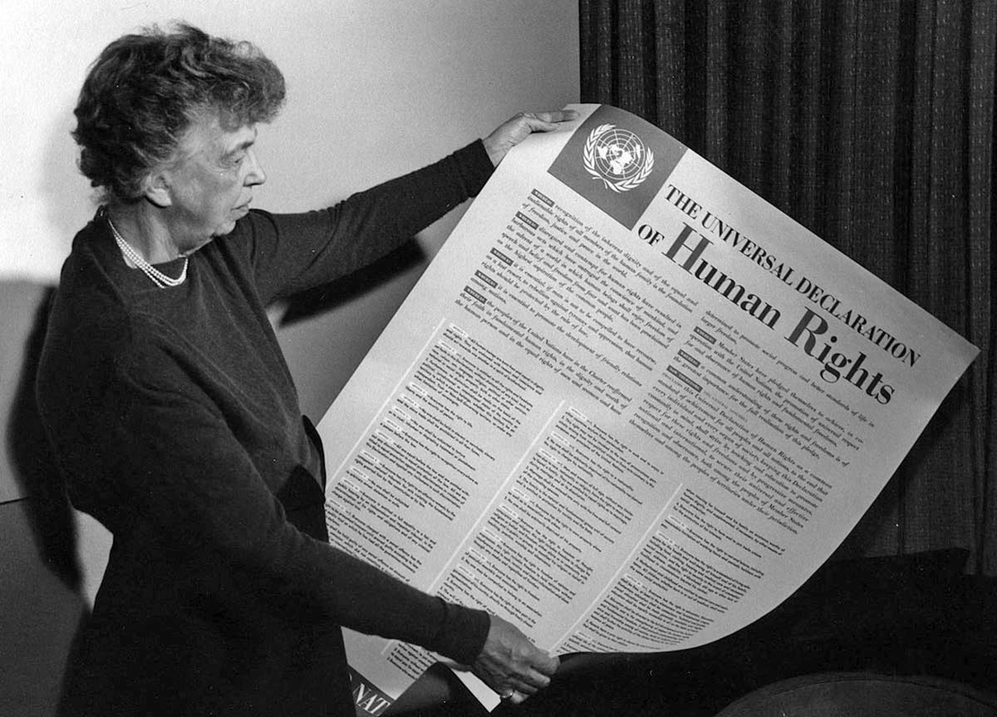 Eleanor Roosevelt and United Nations Universal Declaration of Human Rights, Franklin D. Roosevelt Presidential Library and Museum, 1949