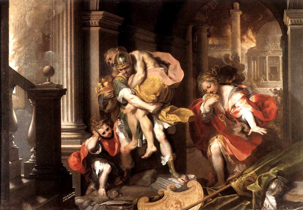 flight aeneas federico barrocci
