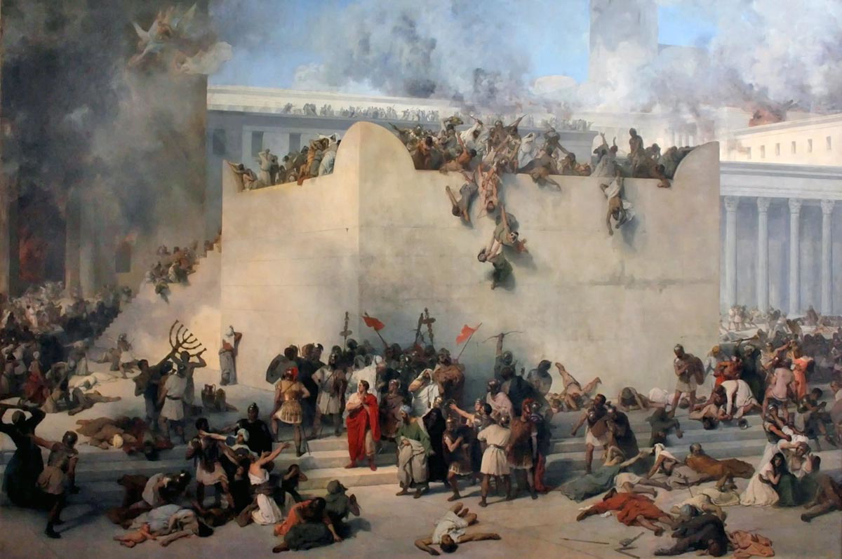 francesco hayez the destruction of the temple of jerusalem