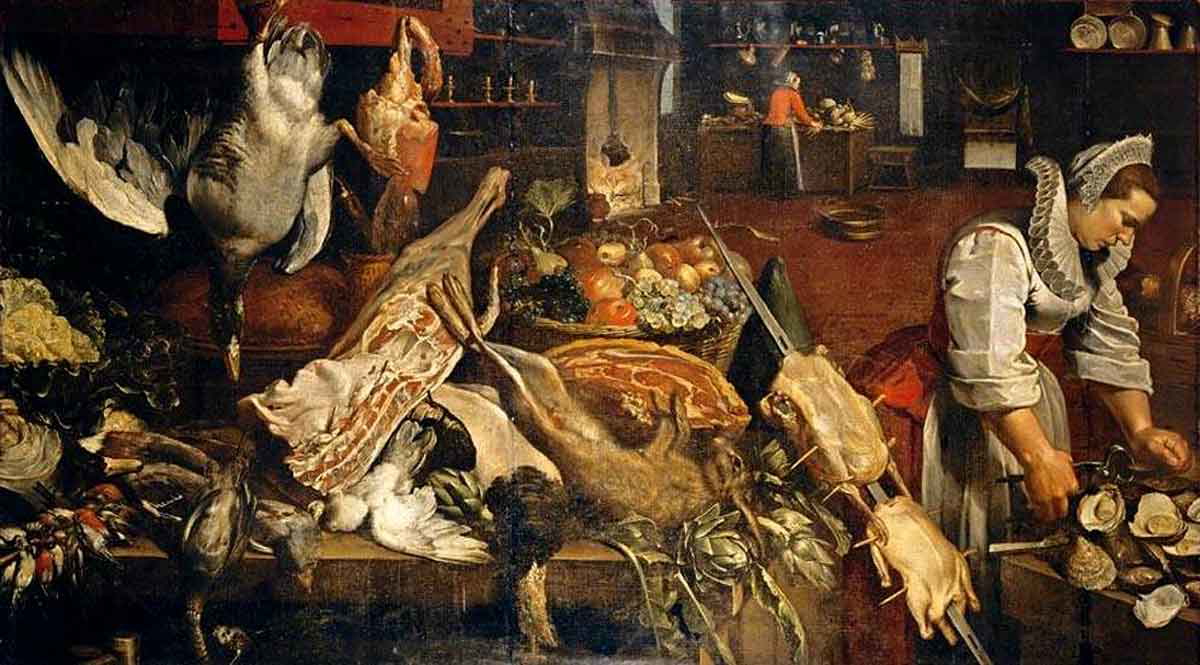 frans snyders kitchen still life