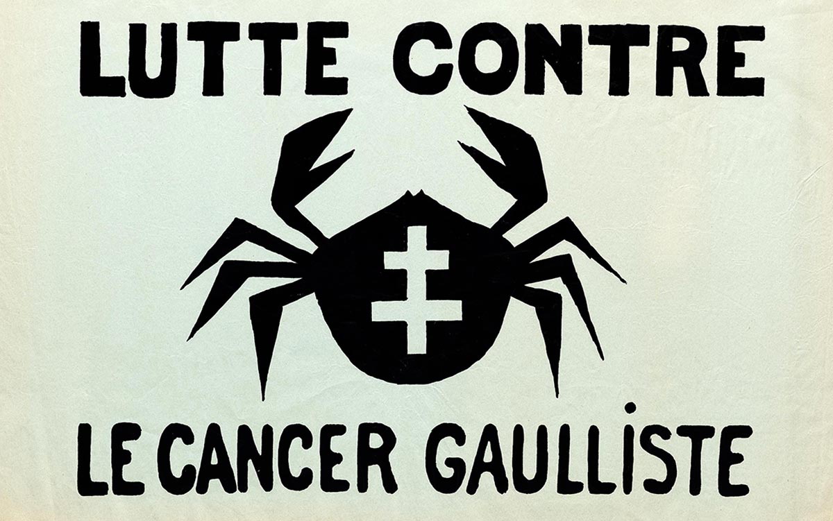french student demonstrations poster