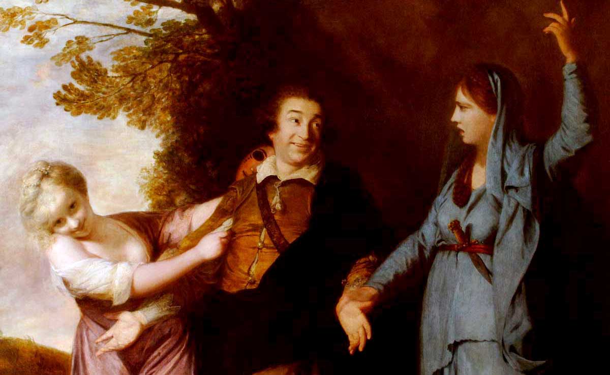 garrick tragedy comedy painting