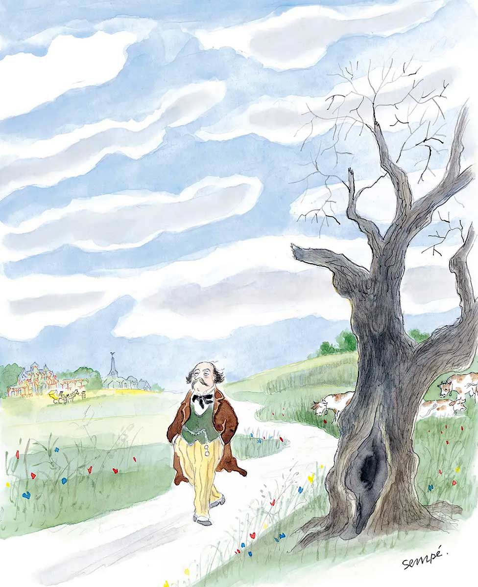 gustave flaubert illustration