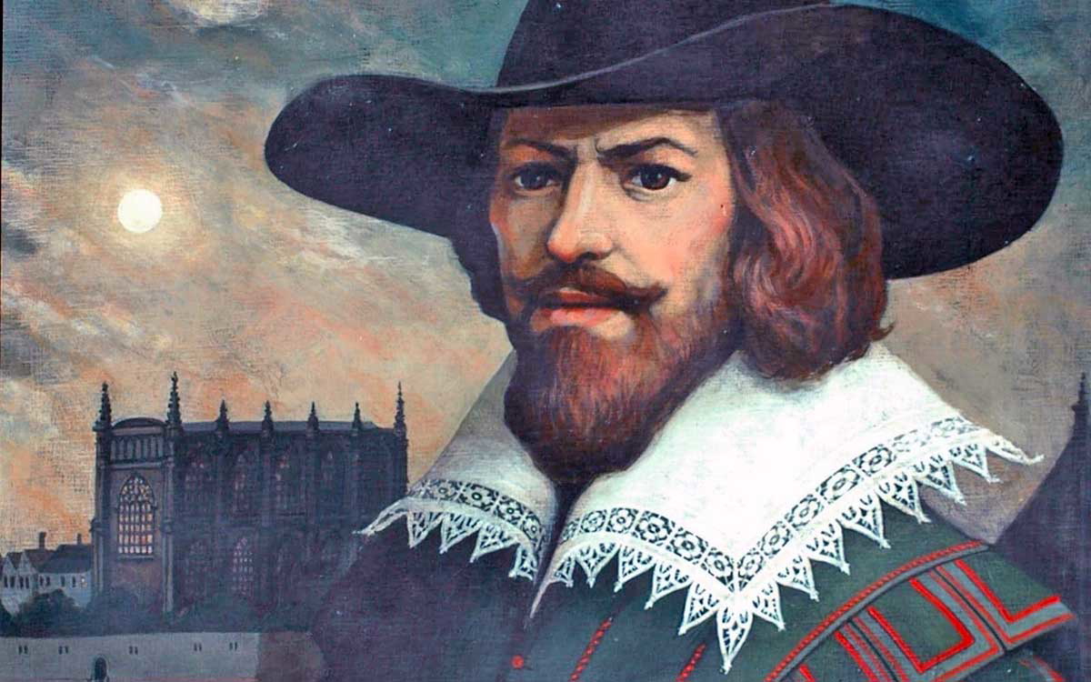 Guy Fawkes portrait painting. Source: Historic Royal Palaces, London