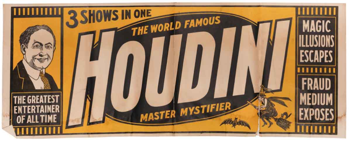 houdini final tour poster