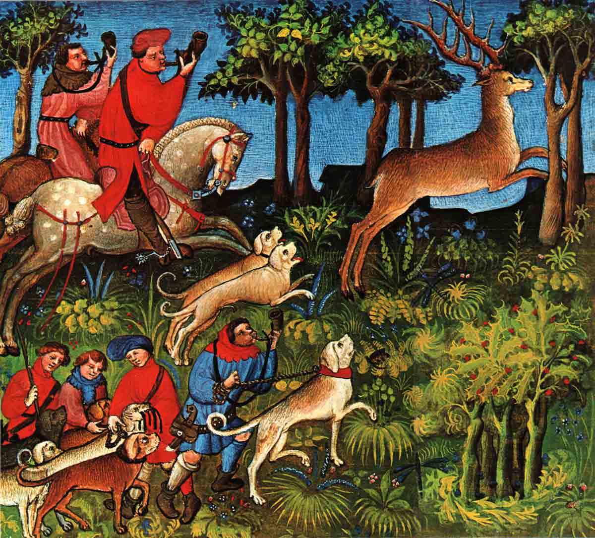 hunting scene