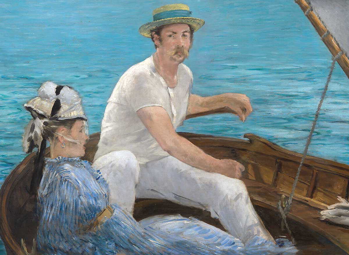 impressionist artist boating edouard manet