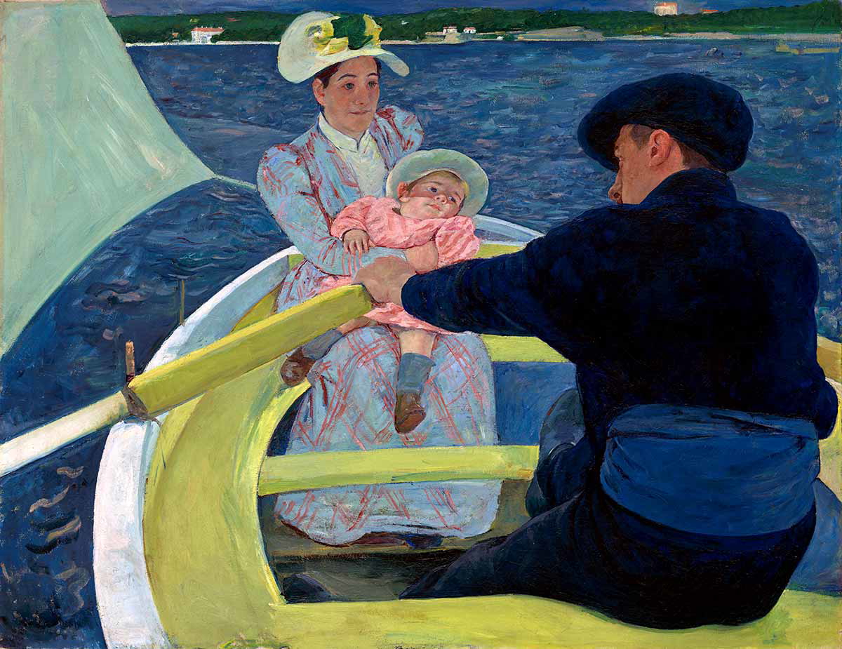 impressionist artist mary cassatt boating party