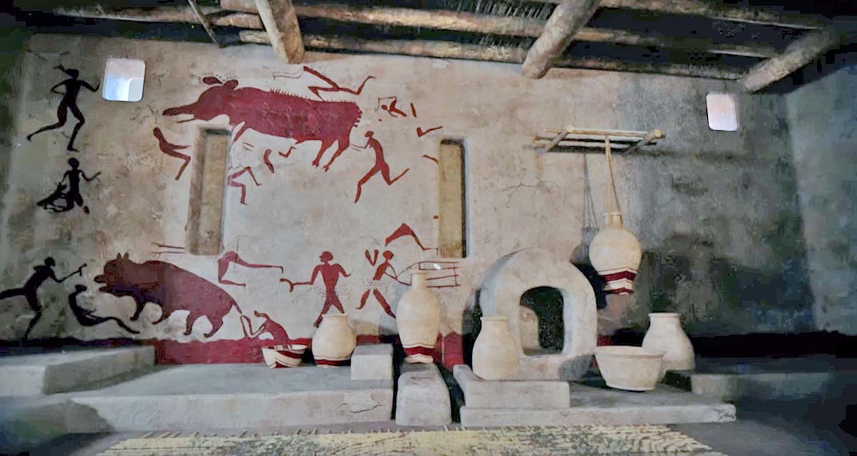 inside house murals