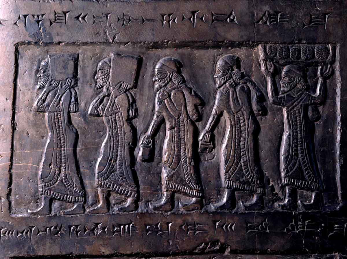 israelites assyrian gifts tribute obelisk
