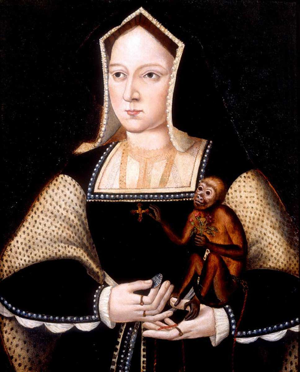 katherine of aragon with monkey