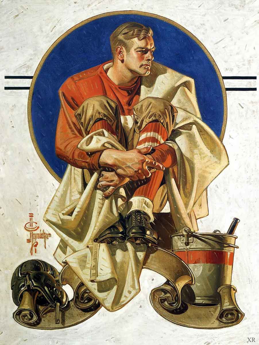 leyendecker football painting