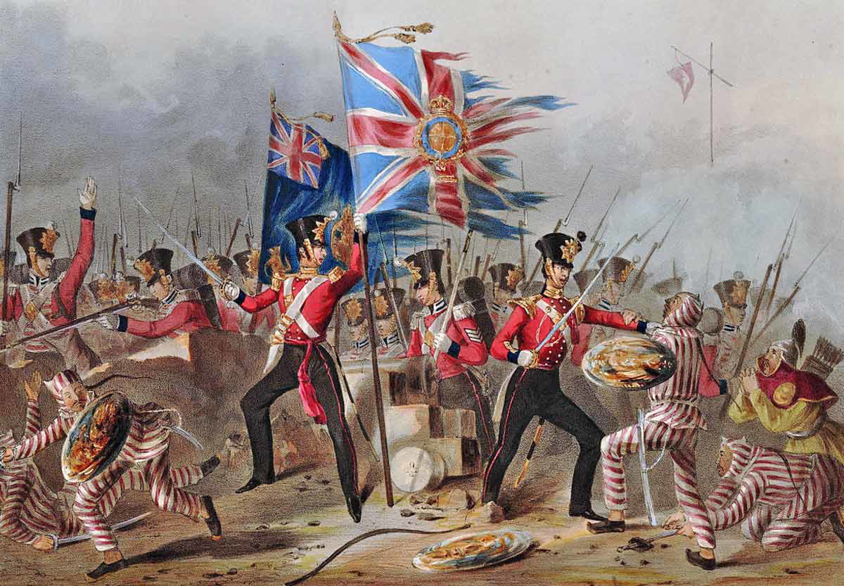 lynch henry 18th royal irish at amoy lithograph