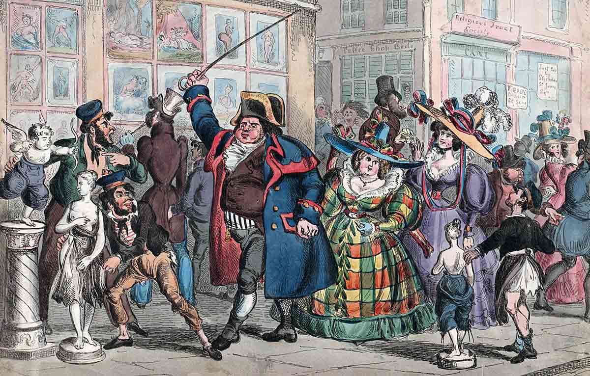 The March of Morality, William Heath, 1827-29