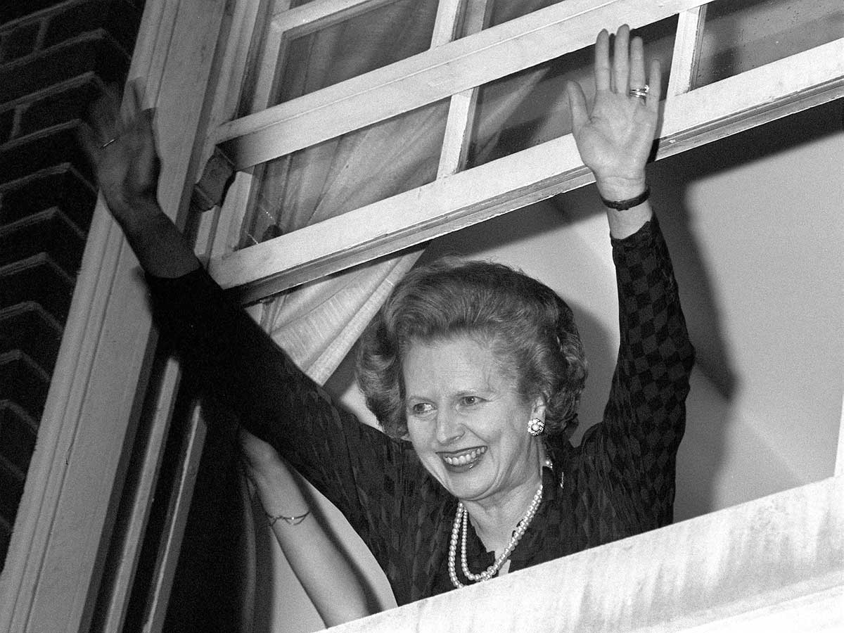 margaret thatcher second term win