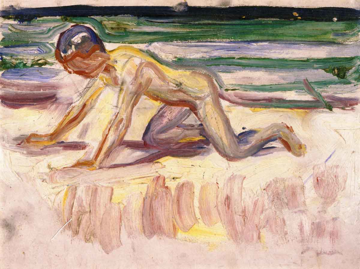 munch childhood painting