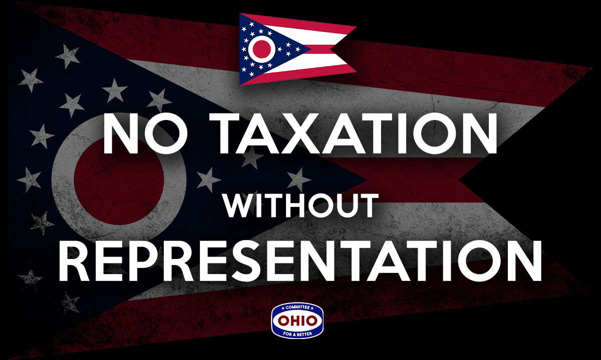 no taxation without representation ohio