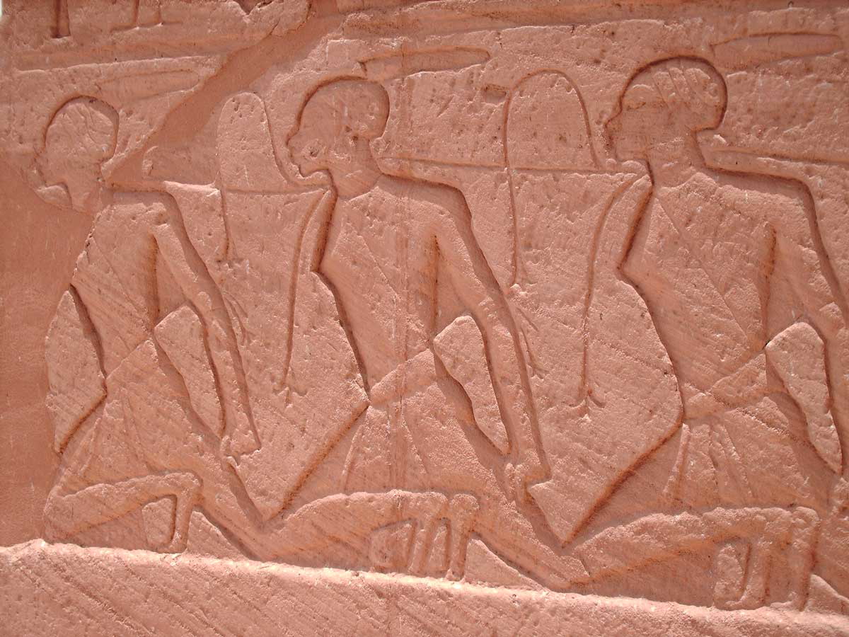 nubian prisoners abu simbel