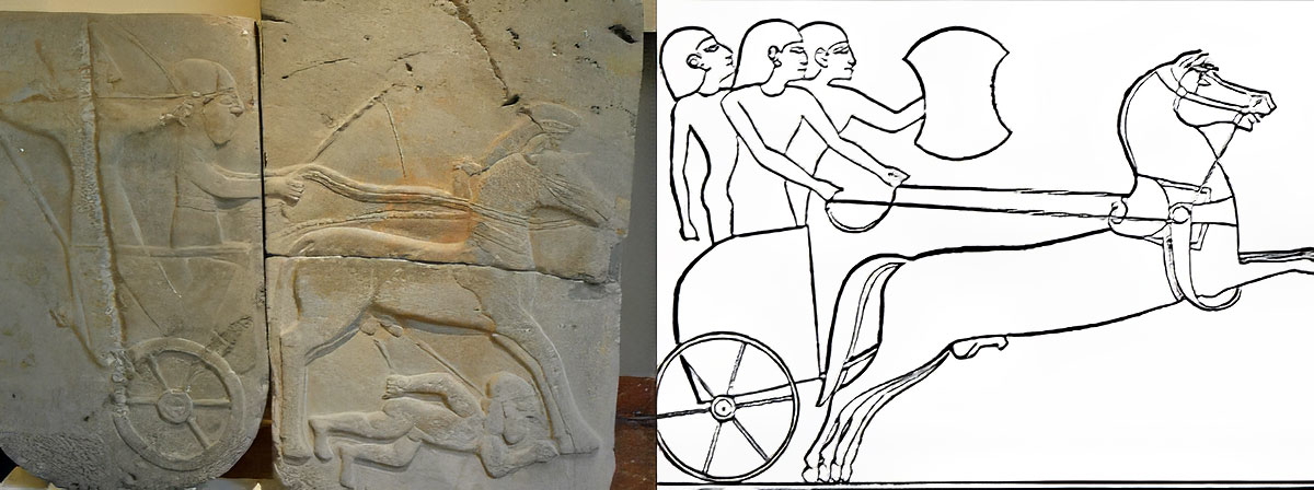 orthostat depicting hittite chariot