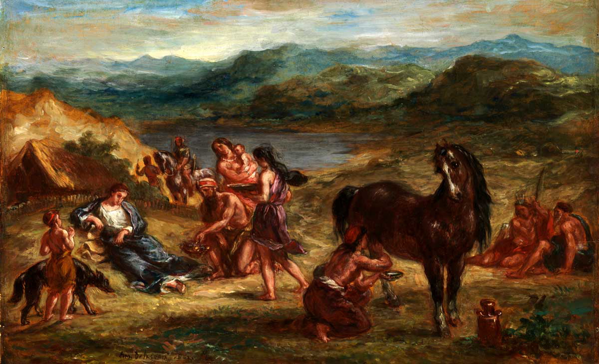 ovid among scythians eugene delacroix britons