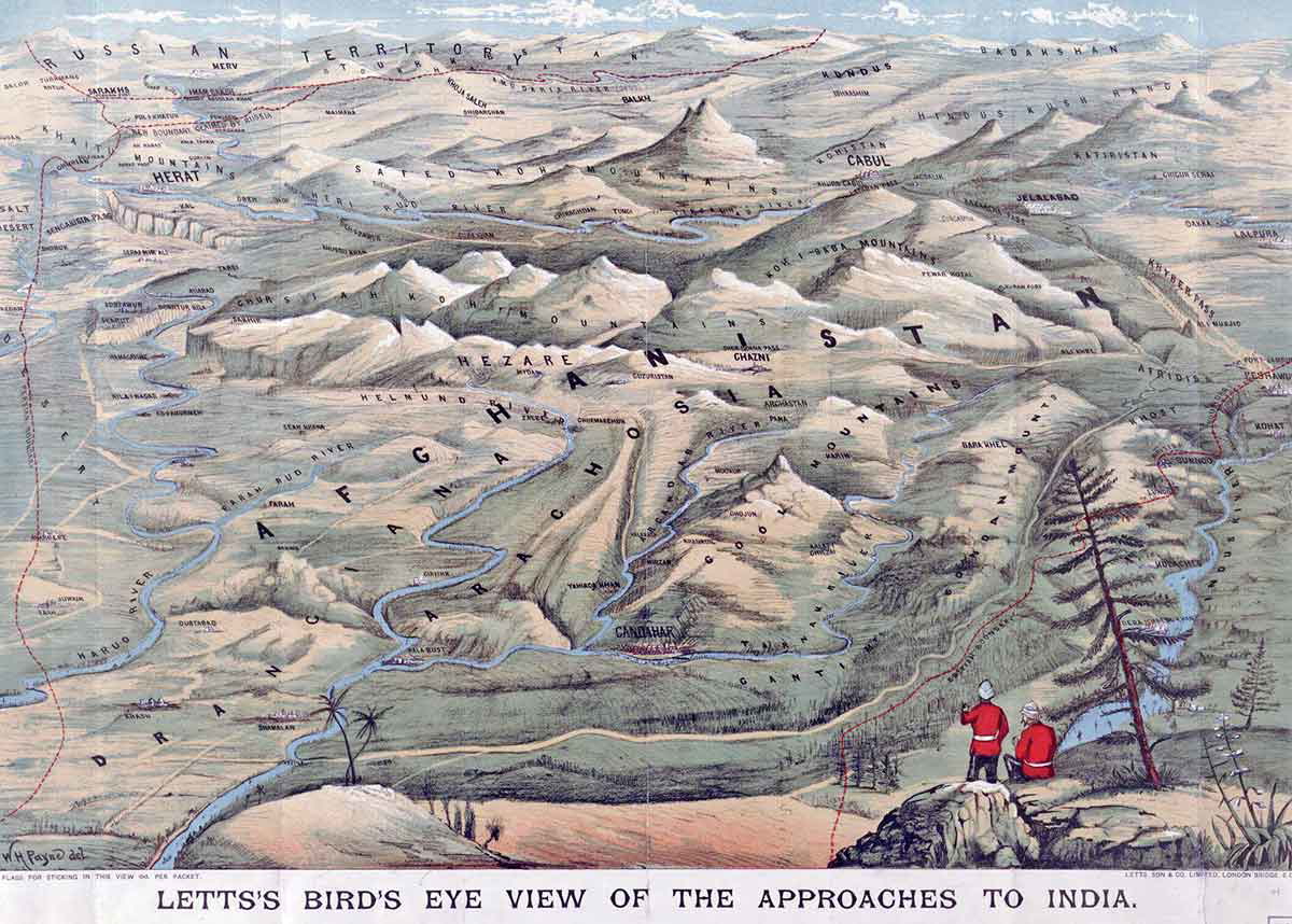 payne great game afghanistan map