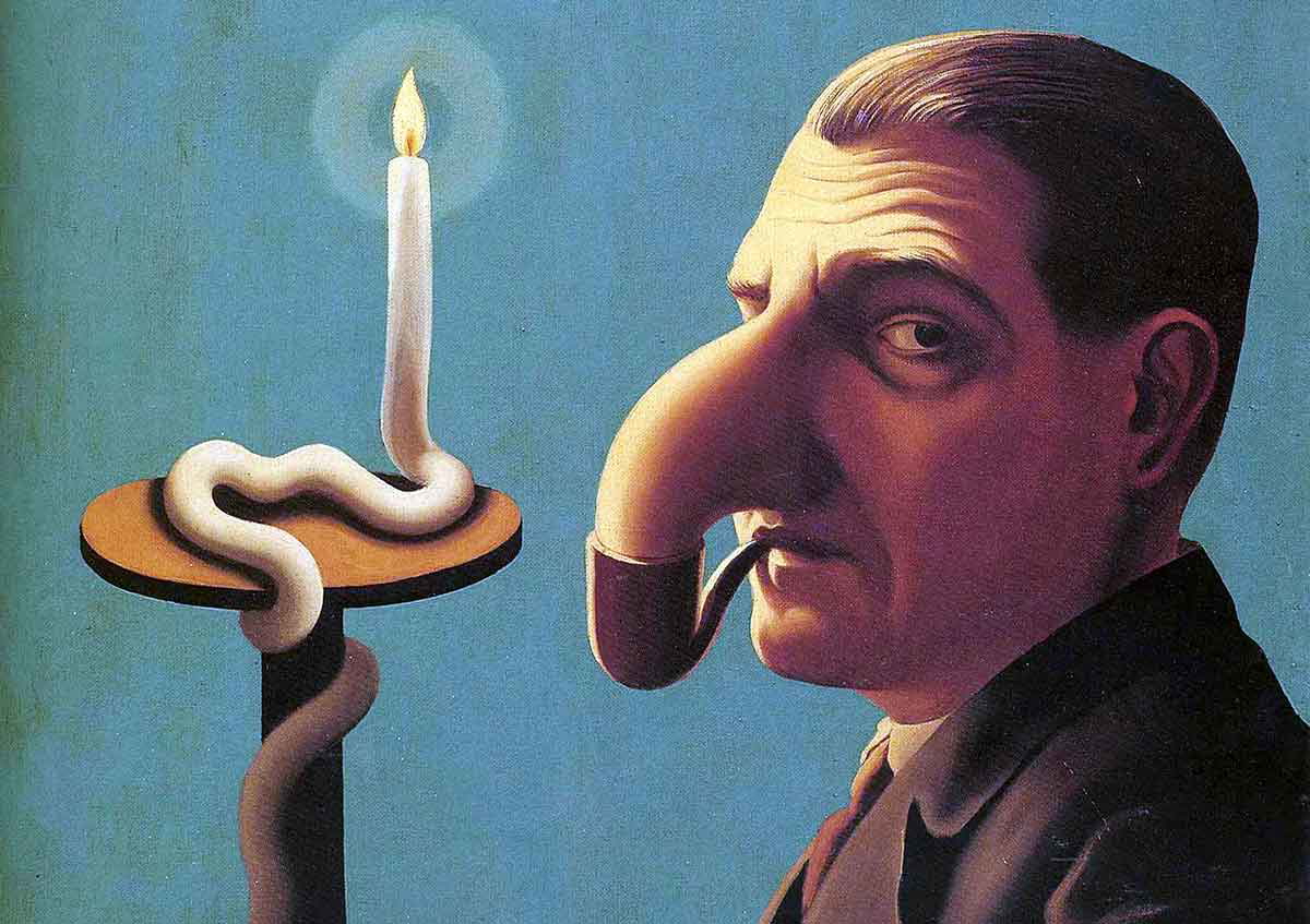 philosopher lamp magritte