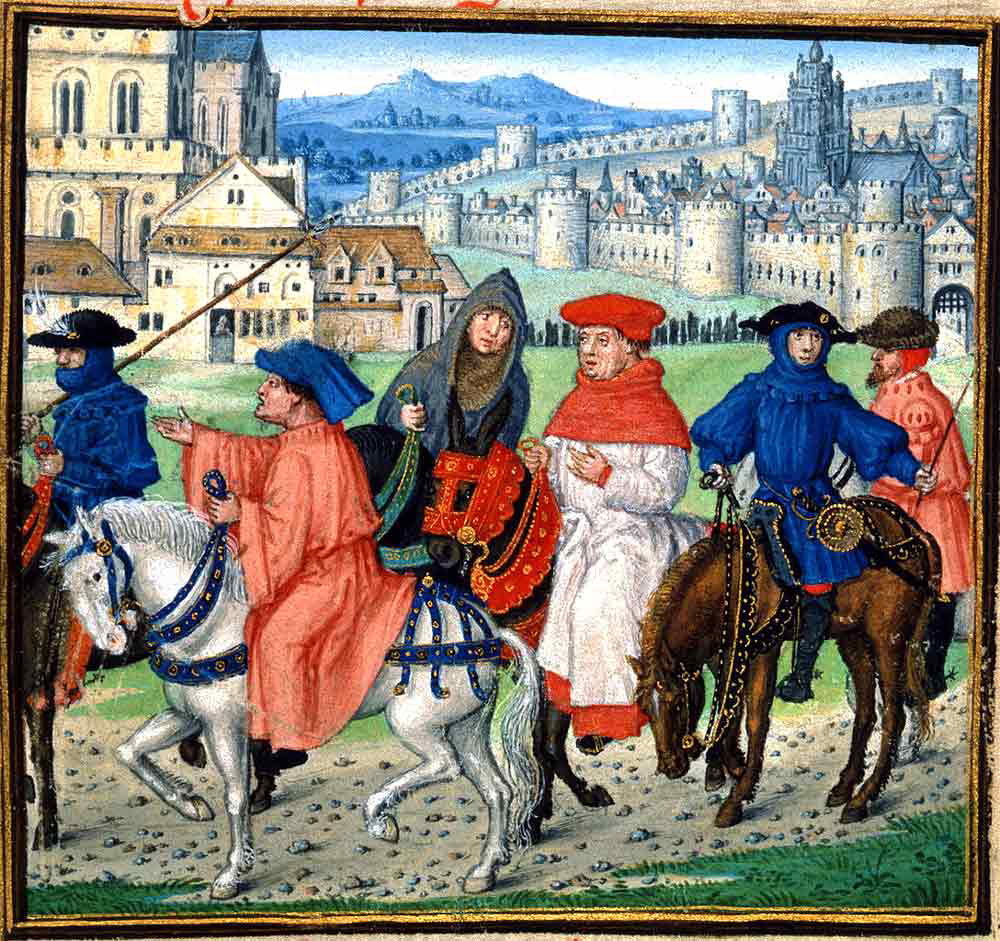 pilgrims horseback canterbury