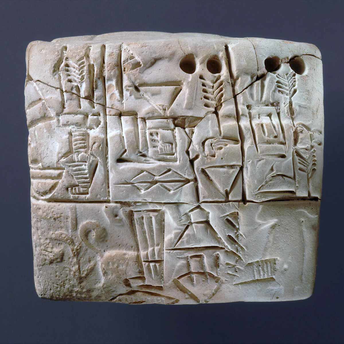proto cuneiform tablet