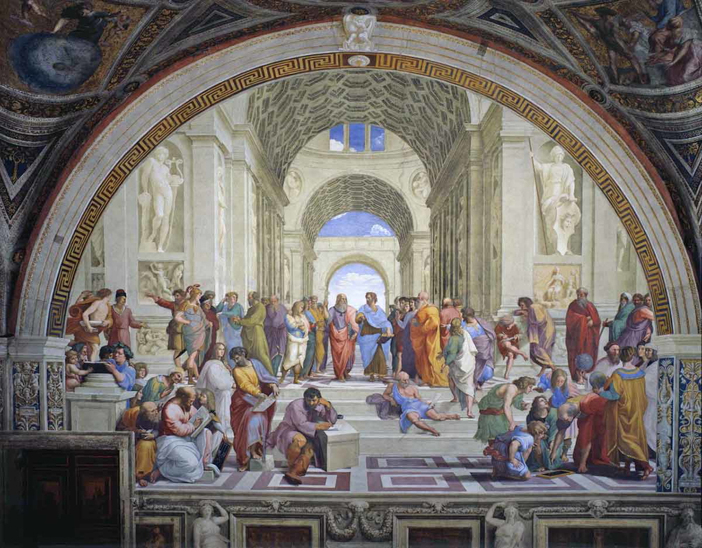 raphael the school of athens plato aristotle