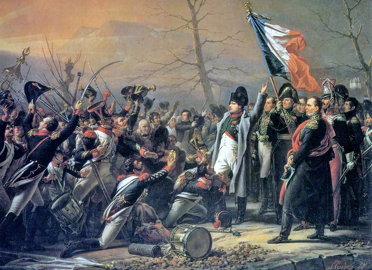 return napoleon elbe de steuben painting