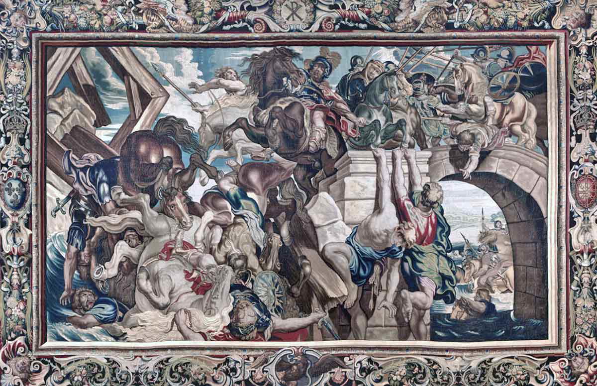 rubens constantine great maxentius milvian bridge tapestry