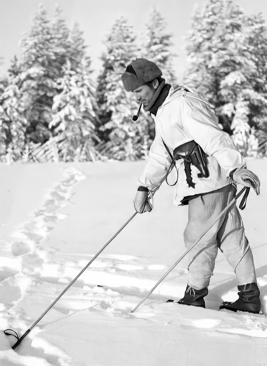 ski troops winter war photo