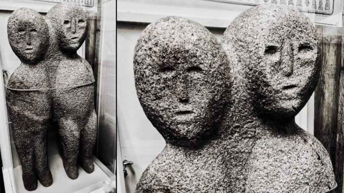 statue of moon eyed people