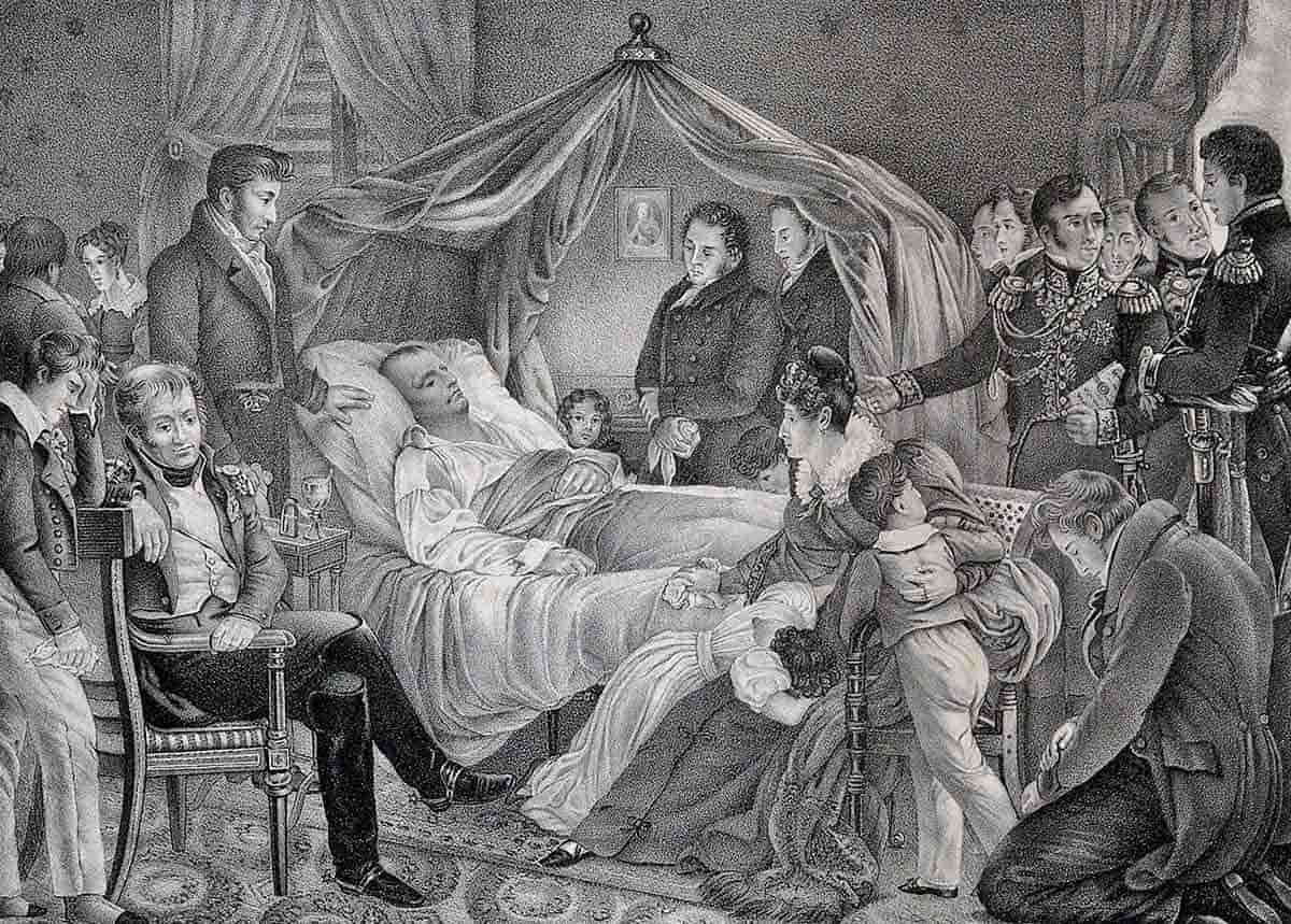 steuben napoleons death painting