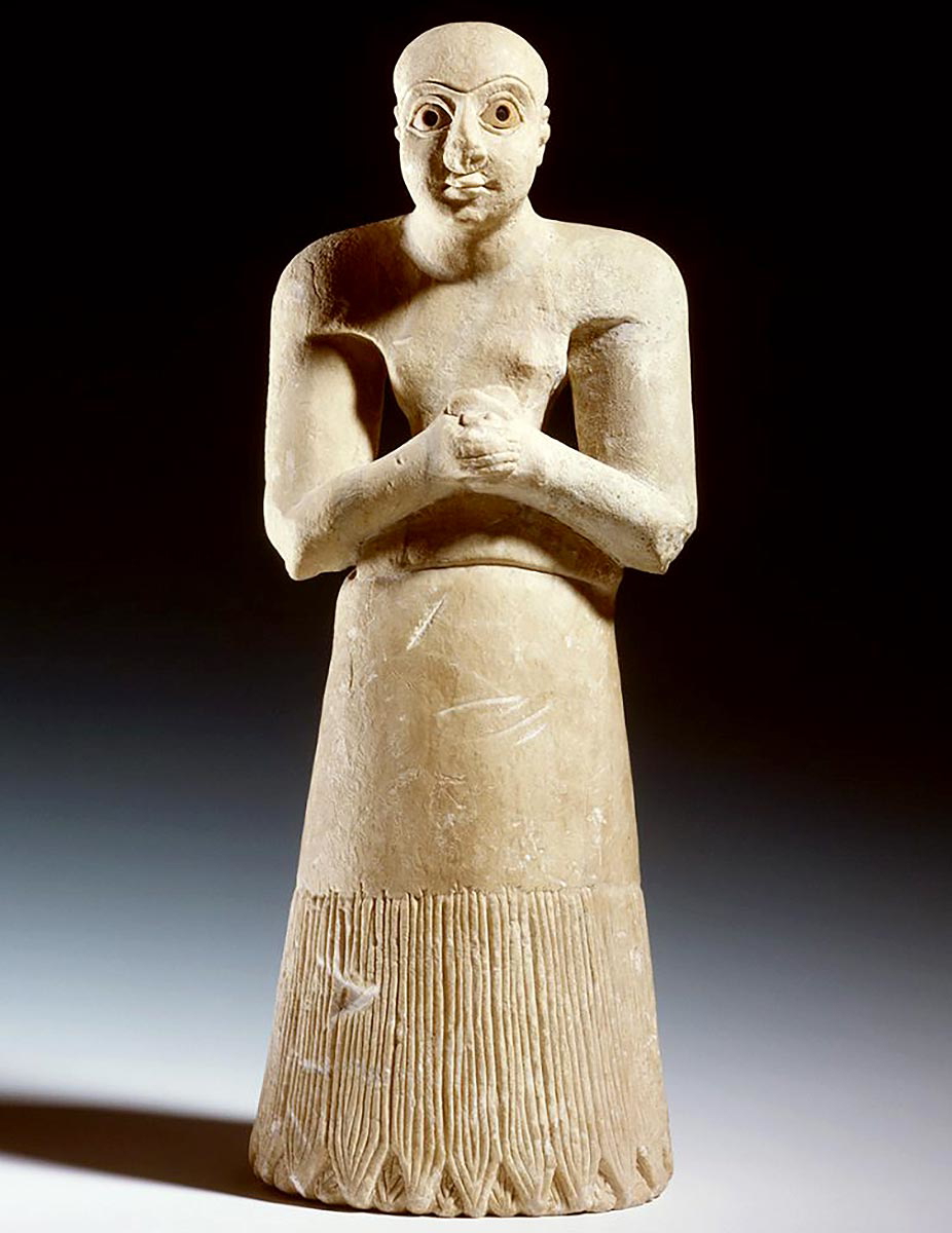 sumerian man praying