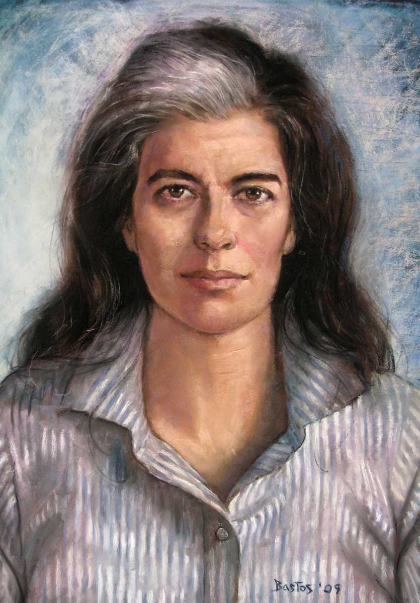 susan sontag painted by juan bastos