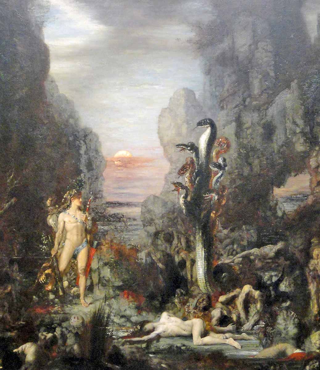 symbolist moreau hydra painting