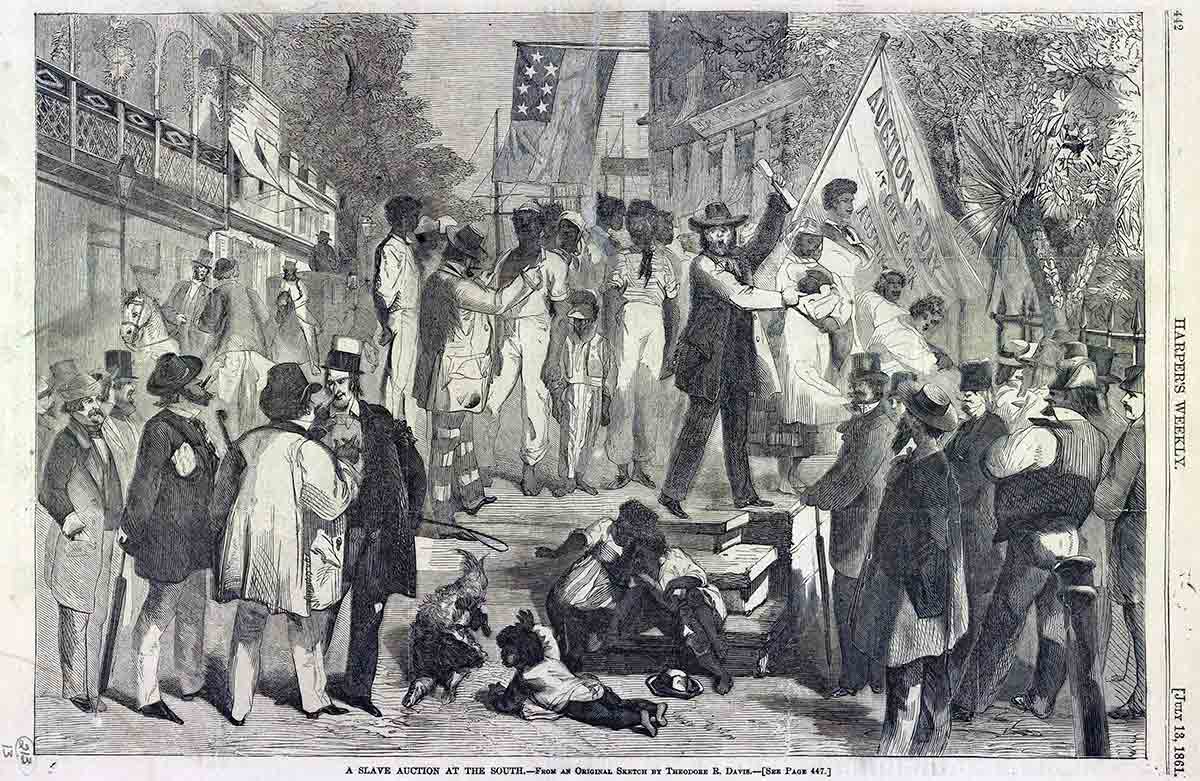 theodore davis slave auction