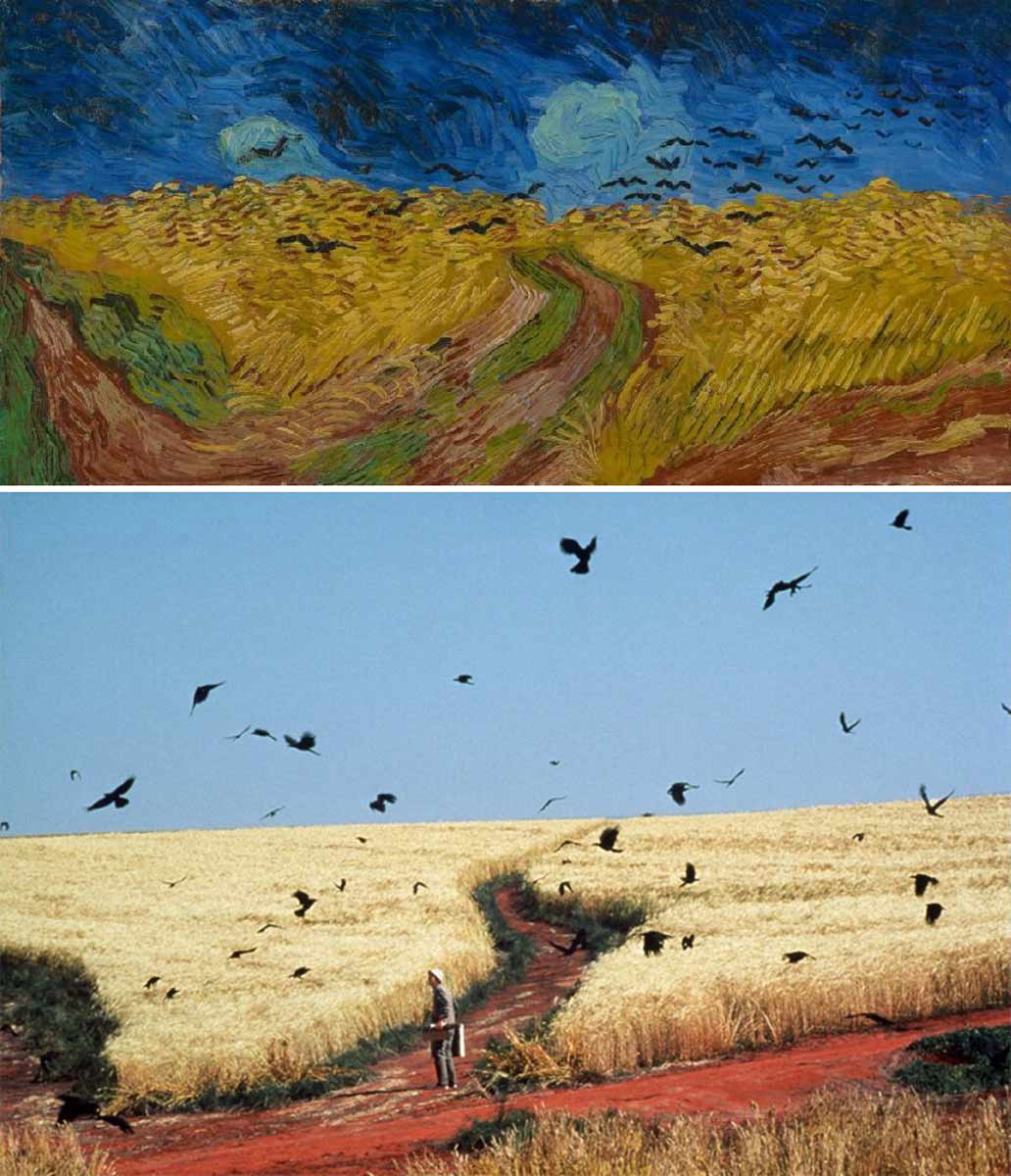 van gogh wheatfield with crows painting 1890