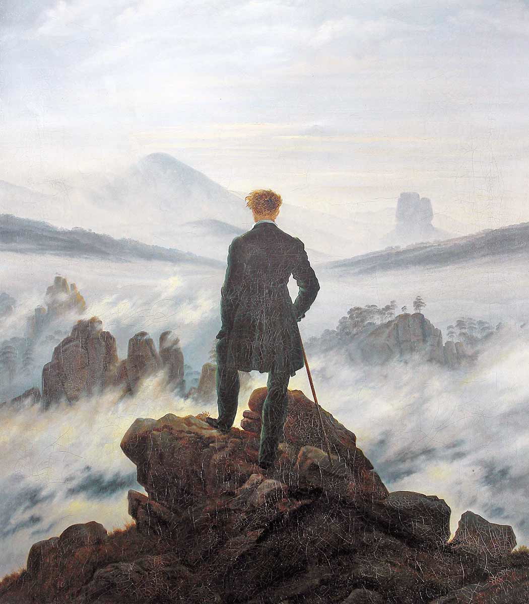 wanderer sea fog