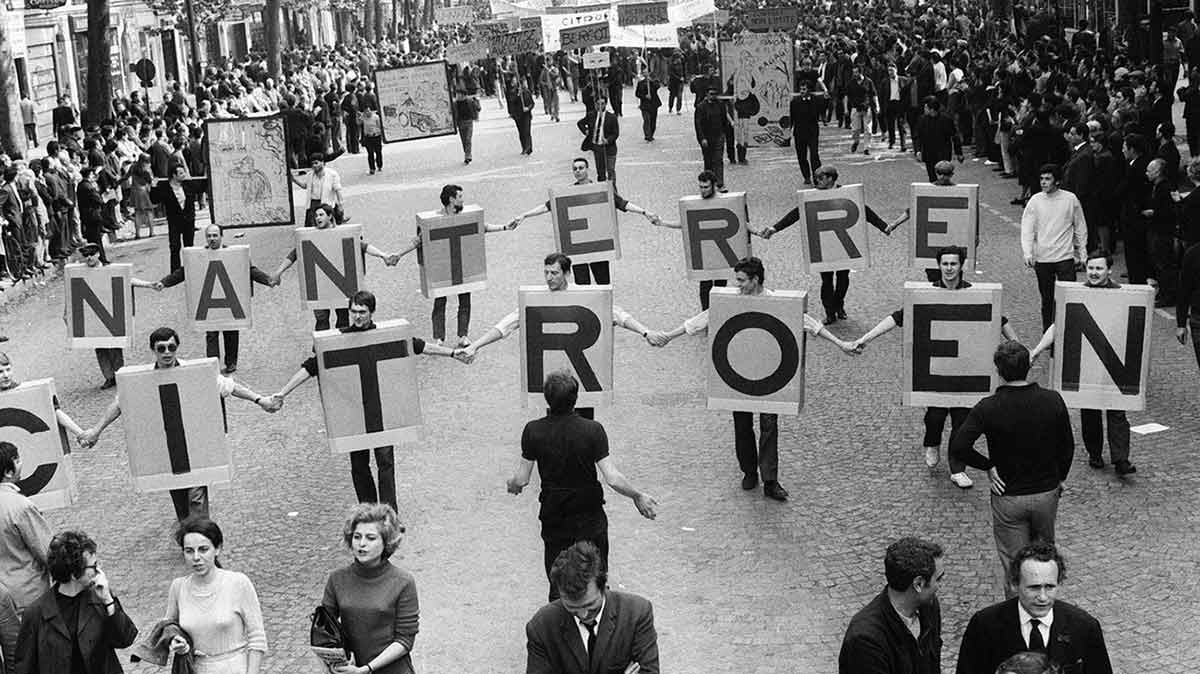 workers strike may 1968 photo