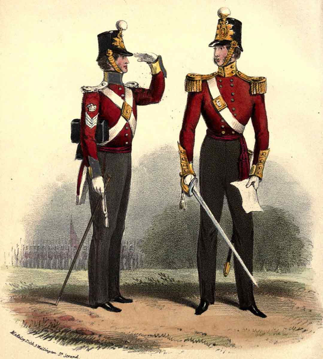 12th regiment british soldiers