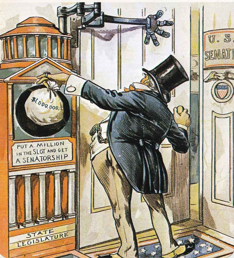 17th amendment political cartoon