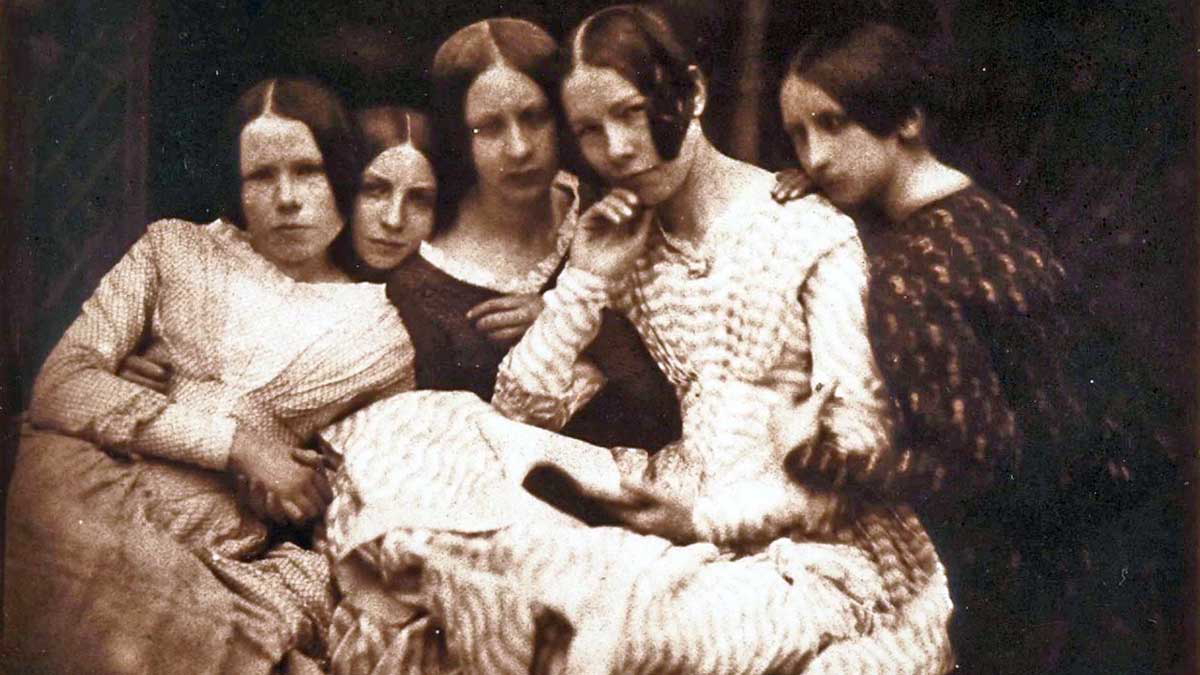 19th century photography adamson hill group portrait